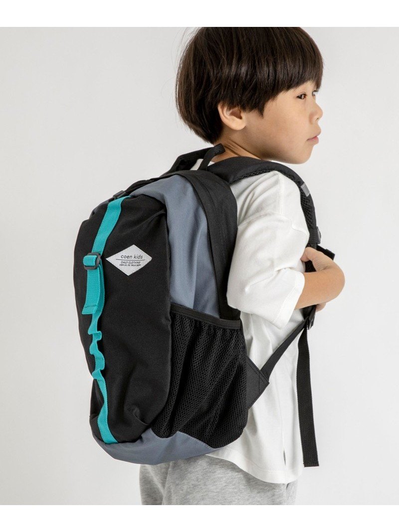 【SALE／25%OFF】オリジナルリュック coen コーエン バッグ その他のバッグ ピンク ブラック【RBA_E】[Rakuten Fashion]のサムネイル