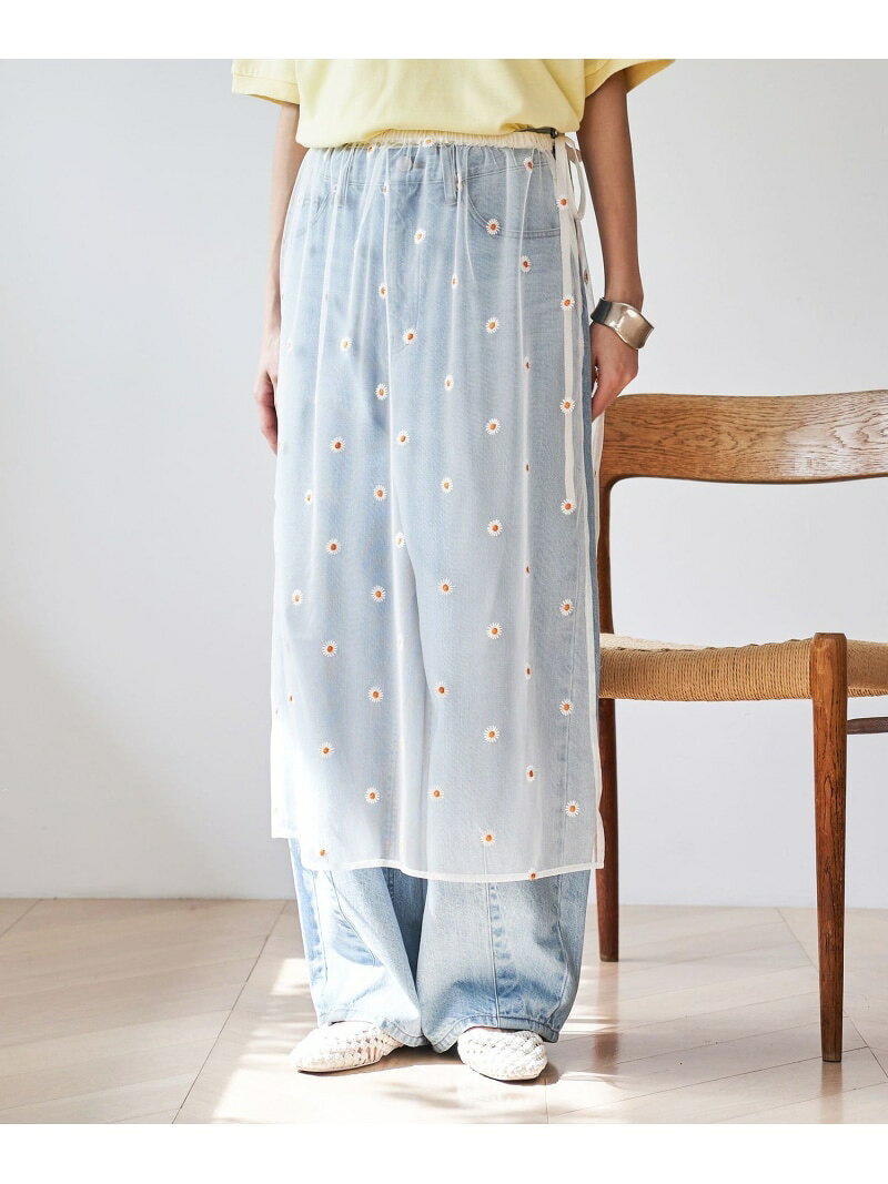 【SALE/40%OFF】フラワーモチーフチュ...の紹介画像2