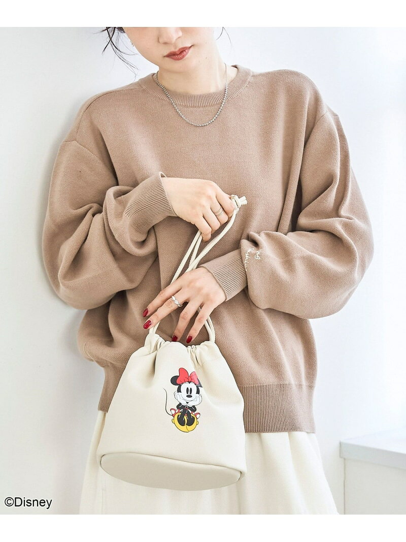 【MICKEY(ミッキー)/別注】レザーライク巾着バッグ coen コーエン バッグ ショルダ...