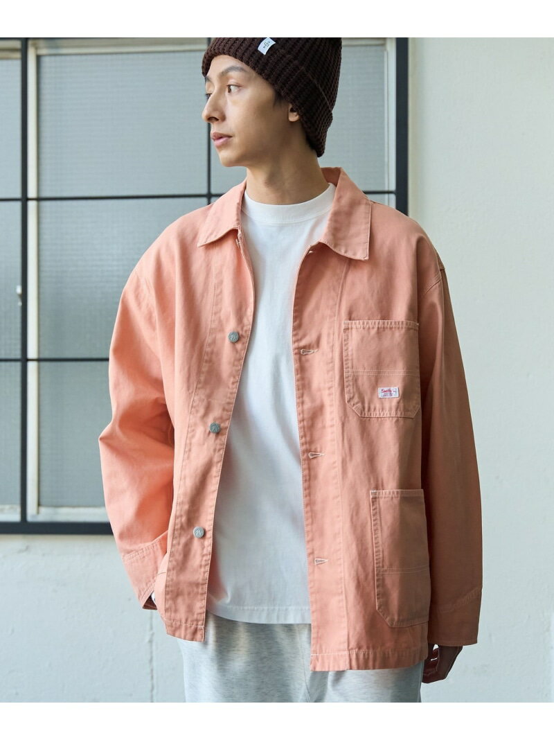 【SALE／30%OFF】SMITH'S(スミス)別注 ヴィンテージライクジャケット coen コーエン ジャケット・アウター その他のジャケット・アウター ブルー オレンジ【RBA_E】【送料無料】[Rakuten Fashion]