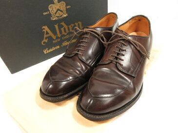 【オールデン ALDEN】 54321 Vチップ コードバン モディファイドラスト (メンズ) ブラウン size6.5C ■1MZ0295■【中古】