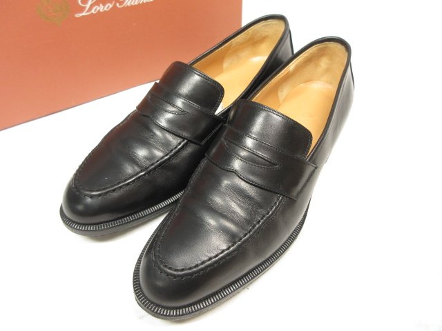 超美品【ロロピアーナ Loro Piana】 コインローファー スリッポン パンプス シューズ 靴 (レディース) size36 ブラック 黒 ★8LZ3841★【中古】