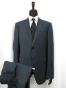 未使用品 【エンポリオアルマーニ EMPORIO ARMANI】 M LINE 2ボタン スーツ (メンズ) 52 ネイビー チェック風織柄 11VMEB 11...