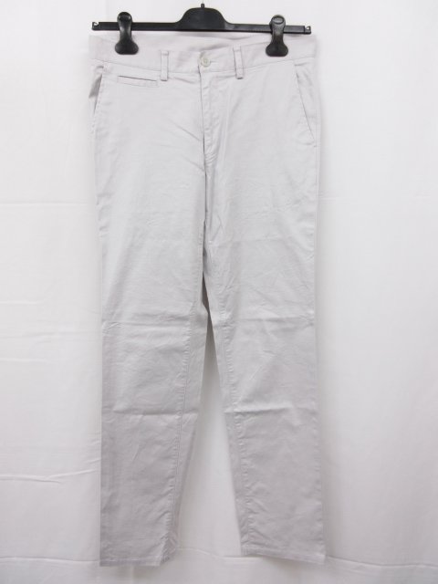 美品 【エポカウオモ EPOCA UOMO】 コットンストレッチ パンツ スラックス (メンズ) size48 グレージュ系 織柄 M1R97-525-03 ■28MPA0721■【中古】