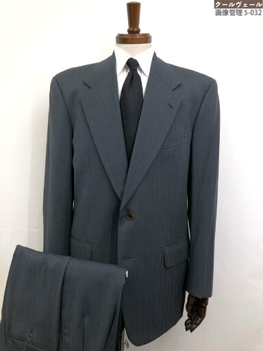 美品【ヴァレンティノガラヴァーニ VALENTINO GARAVANI】5431/21 2ボタン スーツ (メンズ) 50REG グレー ストライプ柄 ◇32RMS1737◇【中古】 美品【ヴァレンティノガラヴァーニ VALENTINO GARAVANI】5431/21 2ボタン スーツ (メンズ) 50REG グレー ストライプ柄 ◇32RMS1737◇【中古】
