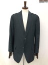 【チェスターバリー CHESTER BARRIE】729J7940 絹100% シアサッカー ストライプ織 2ボタン ジャケット(メンズ) 40 ネイビー◇17MJ0491◇【中古】