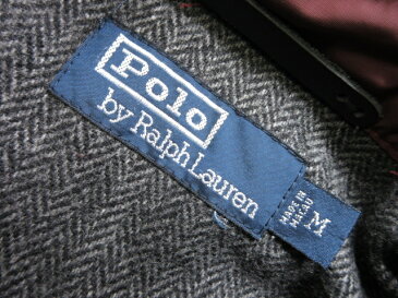 美品【ポロ ラルフローレン POLO RALPH LAUREN】キルティング ジャケット ブルゾン (メンズ) sizeM ボルドー系 JR-RL-IA3633■9MB1451■【中古】