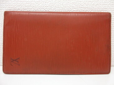 【ルイヴィトン LOUISVUITTON】 エピ 長財布 小銭入れなし (メンズ/レディース) ブラウン □1LE2682 【中古】