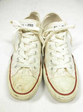【コンバース CONVERSE】 M9165 ALL STAR ローカットスニーカー シューズ (レディース) size25.5 オフホワイト系 ◇8LZ3442◇ 【中古】