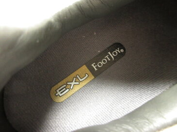 【フットジョイ FOOTJOY】EXL 45344J カモフラデザイン♪ ゴルフシューズ 紳士靴 (メンズ) size26.5 ホワイト×カーキ ○8MZ1815○ 【中古】