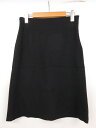 美品 【ボールジー Ballsey ボールジィ】 ウール100% 膝丈 タイトスカート (レディース) size38 ブラック ○23LF3086○ 【中古】