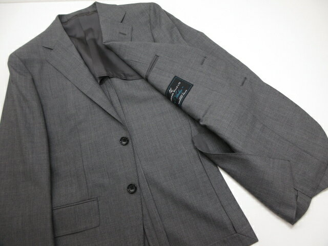 極美品【ユナイテッドアローズUNITEDARROWS】オーダー品LASSIEREMILLS生地2ボタン3ピーススーツ(メンズ)グレー◇10HR1528◇【中古】