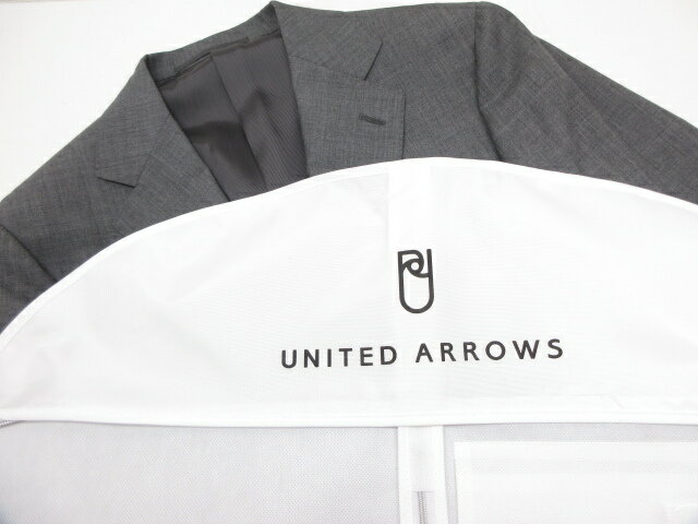 極美品【ユナイテッドアローズUNITEDARROWS】オーダー品LASSIEREMILLS生地2ボタン3ピーススーツ(メンズ)グレー◇10HR1528◇【中古】