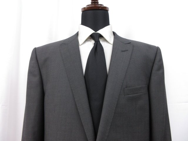 未使用品 【エンポリオアルマーニ EMPORIO ARMANI】 DAVID LINE 1ボタン スーツ (メンズ) size58 グレー系 織柄 1ZV16E W1609 ●27EMP143【中古】