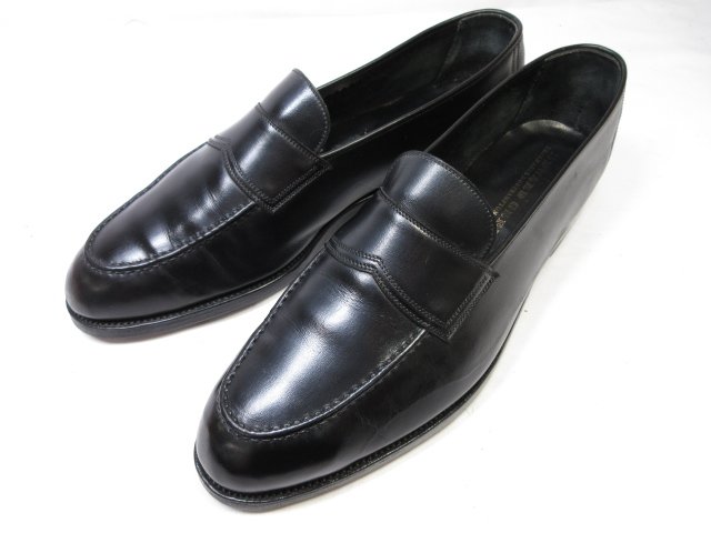 美品 【エドワードグリーン EDWARD GREEN】 71796 レザー ローファー 紳士靴 (メンズ) size8.5E184 ブラック ■15HT2317■【中古】