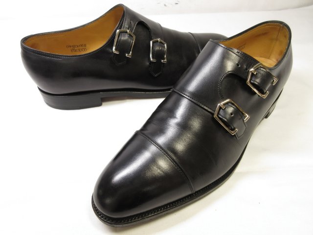 超美品 【ジョンロブ JOHN LOBB】 CAMBORNE ケンボーン Wモンクストラップシューズ 靴 (メンズ) 6.5E7000 ブラック系 ■18HT2385■ 【中古】