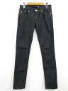 美品 【ロック&リパブリック ROCK&REPUBLIC】 王冠刺繍 スキニーデニム デニムパンツ (メンズ) size27 インディゴブルー ■29LP237...