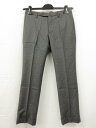 超美品 Super100’sウール ノータックスラックス Slim Fit (メンズ) size44 ミディアムグレー■5MPA0241■