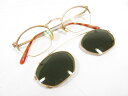 【オリバーピープルズ Oliver Peoples】 2WAY 度入りメガネ 眼鏡 めがね サングラス アイウェア (メンズ) ゴールドカラー OP-57■7CC1032【中古】