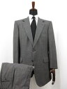 美品 【ブリオーニ Brioni】 ウール素材 シングル2ボタン スーツ (メンズ) size52 チャコールグレー ストライプ 伊製 ■27HR3512 【中古】