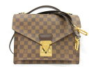 【ルイヴィトン LOUIS VUITTON】 N48088 モンソー トップハンドルバッグ 2WAYショルダーバッグ PVC ダミエ ブラウン ■5LG2842■【中古】