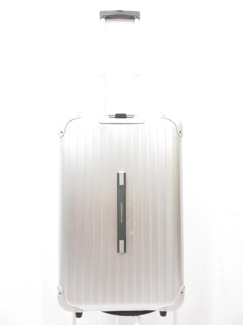 希少【リモワ RIMOWA】 PTS ポルシェトラベルシステム キャリーケース トロリー アルミ製 4輪 9116500800060 (メンズ) シルバー■5SC0301■ 【中古】