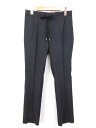 未使用 【スローウェア×インコテックス】 1J5483 D1166 990 ウール素材 スラックス パンツ (レディース) size38 ブラック □10SLP...
