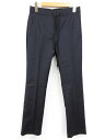 未使用 【スローウェア×インコテックス】 1J5483 D1166 824 ウール素材 スラックス パンツ (レディース) size42 ネイビー □10SLP...