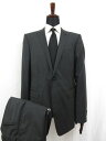 未使用 【エンポリオアルマーニ EMPORIO ARMANI】 DAVID LINE 1ボタン スーツ (メンズ) 54 チャコールグレー 無地 1ZV16E ...