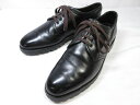 ビンテージ 超美品 【ALDEN オールデン】 旧ロゴ 840 カーフレザー プレーントゥ ドレスシューズ 靴 (メンズ) size8E ブラック ■18HT2403　【中古】