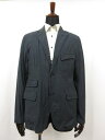 【エンジニアドガーメンツ Engineered Garments】 シングル3ボタン段返り ジャケット (メンズ) sizeM ネイビー系 織柄 ■28MJ8663■【中古】