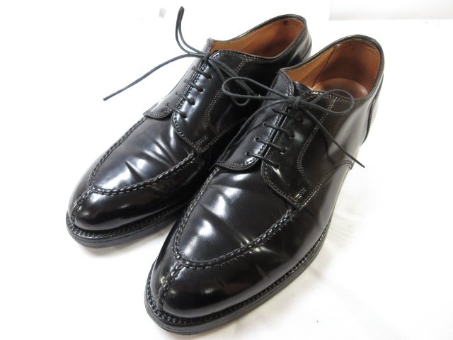 美品 【ALDEN オールデン】 2210 コードバン レザー 外羽根 ドレスシューズ 紳士靴 (メンズ) size8D ブラック ■30HT2547■　【中古】