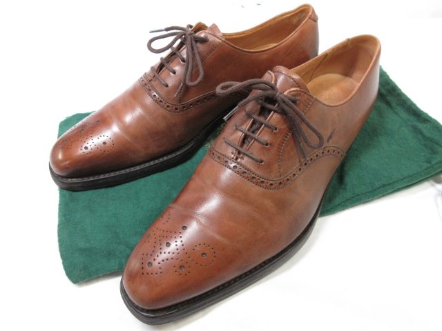  EDGWARE エッジウェア レザー ドレスシューズ 紳士靴 (メンズ) 7E ブラウン系 ■30MZA4960■