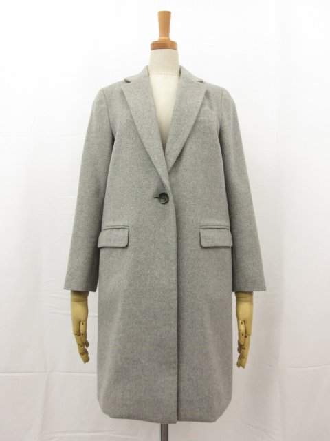 超美品【theory luxe セオリーリュクス】03-8309625-025-032 ウールチェスターコート (レディース) size32 グレー系 ■17LW1438■【中古】