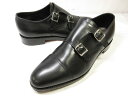 極美品 【JOHN LOBB ジョンロブ】 WILLIAM ウィリアム レザー ダブルモンクストラップ シューズ 靴 (メンズ) size8EE9795 黒 ■30HT2614■【中古】