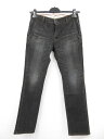 超美品 【ファクトタム FACTOTUM】 ストレッチ素材 コットン デニム ジーンズ (メンズ) size29 ブラック系 ■28MPA0485■　【中古】