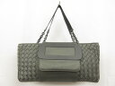 美品【ボッテガヴェネタ BOTTEGA VENETA】 イントレチャート 布地 2WAYハンドバッグ クラッチ BO177436A (レディース) グレー系■5HT2656■【中古】