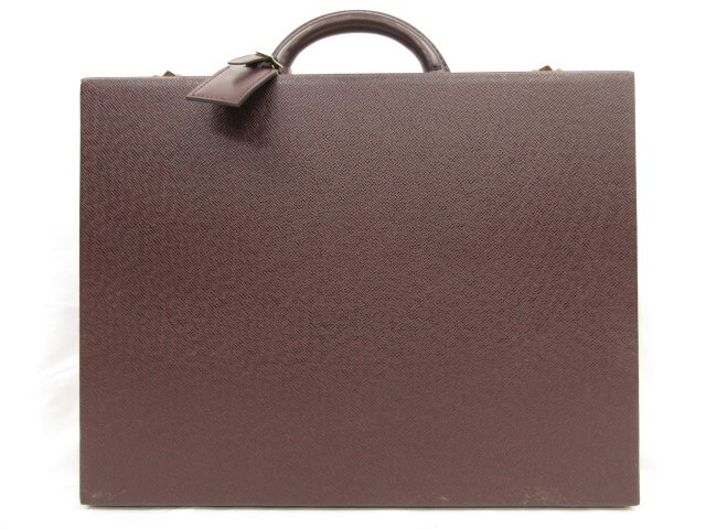 【ルイヴィトン LOUIS VUITTON】 M30016 タイガ ディプロマット アタッシュケース (メンズ) アカジュー ボルドー系■5HT2674■　【中古】