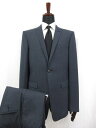 未使用品 【エンポリオアルマーニ ARMANI】 DAVID LINE 1ボタン スーツ (メンズ) size52 ネイビー系 チェック 1ZV16E ZC26...