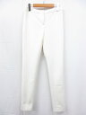 【Calvin Klein カルバンクライン】 ストレッチパンツ スラックス (レディース) size0 ホワイト ■28LP2423■ 【中古】