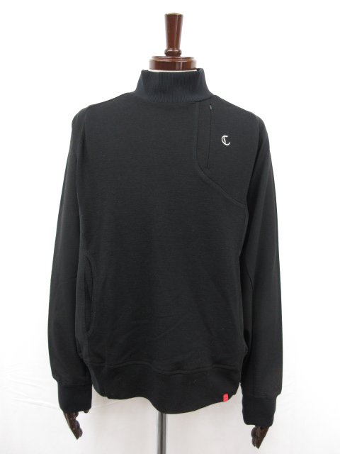 定価2.9万+税 未使用品【キャロウェイ Callaway】R23217100 ゴルフウェア ハイネック 長袖カットソー (メンズ) L ブラック □32MT5215【中古】