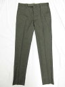 未使用【インコテックス INCOTEX】1T0030 4514J 426 定価46200円 CLOUD COTTON 織柄パンツ (メンズ) size52 ダー...