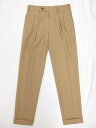 未使用 【インコテックス INCOTEX】 1T0061 60559 500 定価55000円 コットンスラックス パンツ (メンズ) size44 ライトブラ...