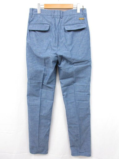 未使用 【インコテックス INCOTEX】 TURNER 60546 800 定価41000円 インディゴチノパンツ デニムスラックス (メンズ) size34 □10SLP0418□ 【中古】