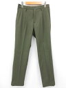 未使用【インコテックス×スローウェア】1T014R 4092F 730 定価42900円 イージーパンツ スラックス (メンズ) 48 モスグリーン系□10SL...