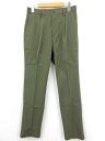 未使用 【インコテックス INCOTEX】 1T014R 4092F 730 定価42900円 ストレッチパンツ スラックス (メンズ) size48 カーキ ...