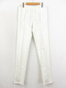 未使用 【インコテックス INCOTEX】 1WA044 90392 020 定価48400円 ストレッチパンツ スラックス (メンズ) size44 ホワイト...
