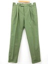未使用 【インコテックス INCOTEX】 1W0062 90377 710 定価49500円 ロールアップパンツ スラックス (メンズ) size48 カーキ...