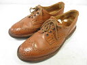 美品 【トリッカーズ Tricker's】 M5633 レザー バートン BURTON フルブローグ シューズ 靴 (メンズ) size7-5 ブラウン系 □30MZA6546□ 【中古】(4)