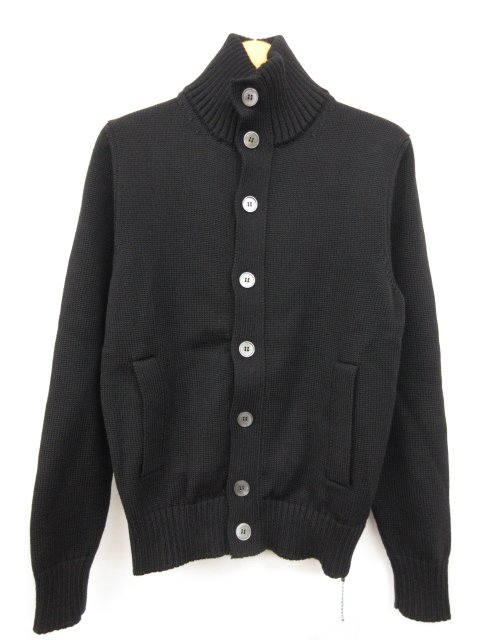 未使用【ザノーネ ZANONE】 810740 Z0229 Z0015 キョート CHIOTO 定価57200円 スタンドカラー ニットカーディガン(メンズ)4...